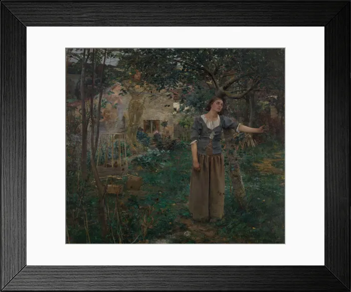 Framed Print : Joan of Arc, 1879. Creator: Jules Bastien-Lepage Framed Print : Joan of Arc, 1879. Creator: Jules Bastien-Lepage