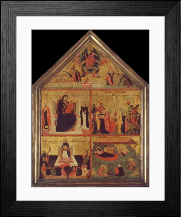 Framed Print : The Last Judgment; The Virgin and Child with a Bishop-Saint and Saint Peter Martyr Framed Print : The Last Judgment; The Virgin and Child with a Bishop-Saint and Saint Peter Martyr