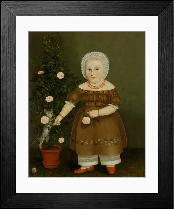 Framed Print : Emma Homan, ca. 1844. Creator: John Bradley Framed Print : Emma Homan, ca. 1844. Creator: John Bradley