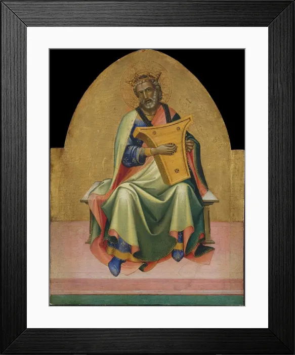Framed Print : David, ca. 1408-10. Creator: Lorenzo Monaco Framed Print : David, ca. 1408-10. Creator: Lorenzo Monaco