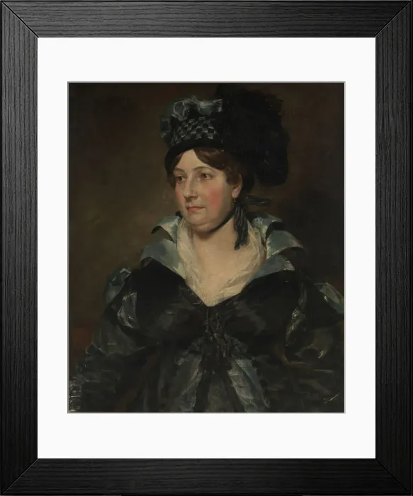 Framed Print : Mrs. James Pulham Sr. (Frances Amys, ca. 1766-1856), 1818. Creator: John Constable Framed Print : Mrs. James Pulham Sr. (Frances Amys, ca. 1766-1856), 1818. Creator: John Constable