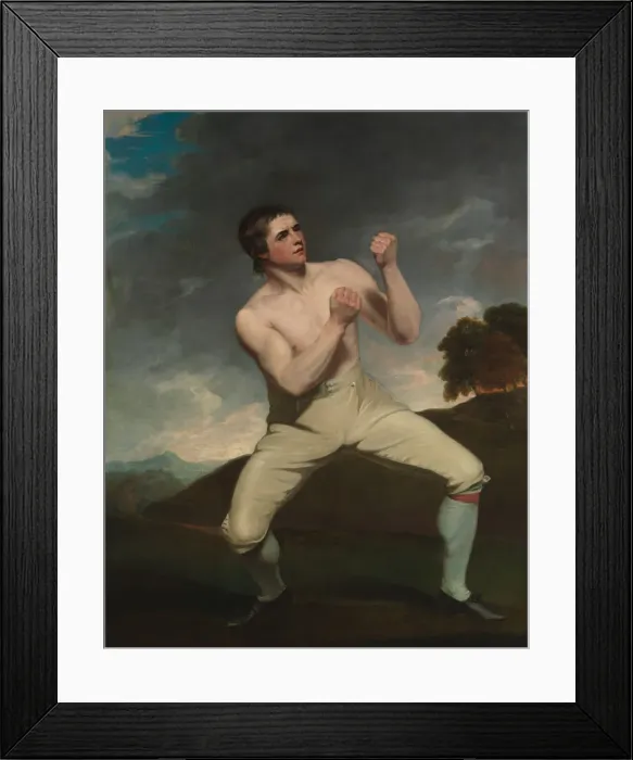Framed Print : Richard Humphreys, the Boxer. Creator: John Hoppner Framed Print : Richard Humphreys, the Boxer. Creator: John Hoppner