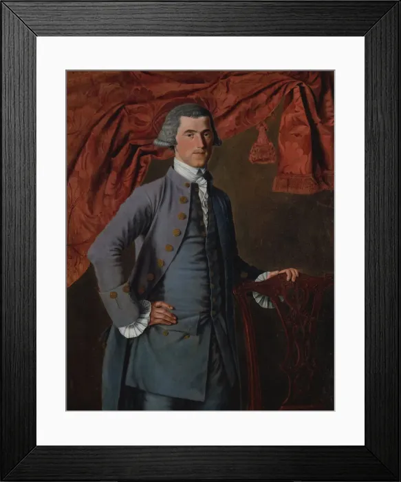 Framed Print : Jeremiah Platt, 1767. Creator: John Mare Framed Print : Jeremiah Platt, 1767. Creator: John Mare