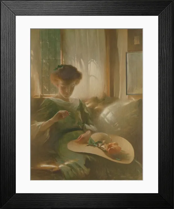 Framed Print : The Ring, 1911. Creator: John White Alexander Framed Print : The Ring, 1911. Creator: John White Alexander