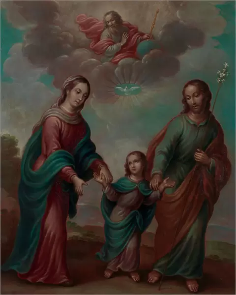The Return of the Holy Family from Egypt, 1773. Creator: Nicolas Enriquez