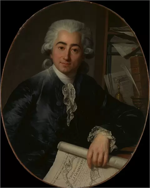 Eugene Joseph Stanislas Foullon d Ecotier (1753-1821), 1785. Creator: Antoine Vestier