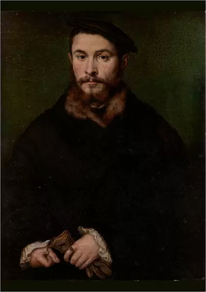 Portrait of a Man with Gloves, ca. 1535. Creator: Corneille de Lyon