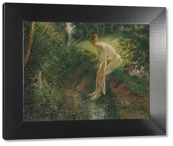 Bather in the Woods, 1895. Creator: Camille Pissarro