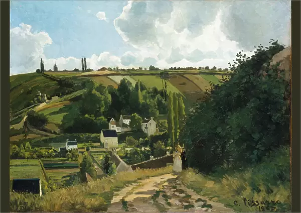 Jalais Hill, Pontoise, 1867. Creator: Camille Pissarro