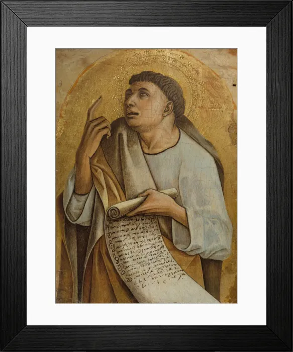 Framed Print : An Apostle, ca. 1471-73. Creator: Carlo Crivelli Framed Print : An Apostle, ca. 1471-73. Creator: Carlo Crivelli