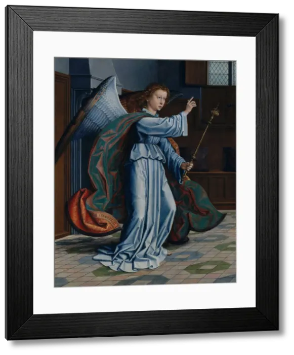 Framed Print : The Annunciation, 1506. Creator: Gerard David Framed Print : The Annunciation, 1506. Creator: Gerard David