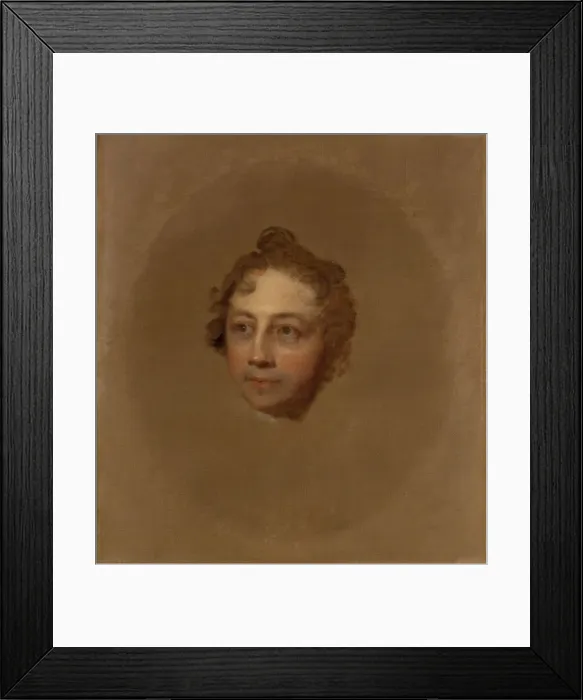 Framed Print : Washington Allston, ca. 1819-20. Creator: Gilbert Stuart Framed Print : Washington Allston, ca. 1819-20. Creator: Gilbert Stuart