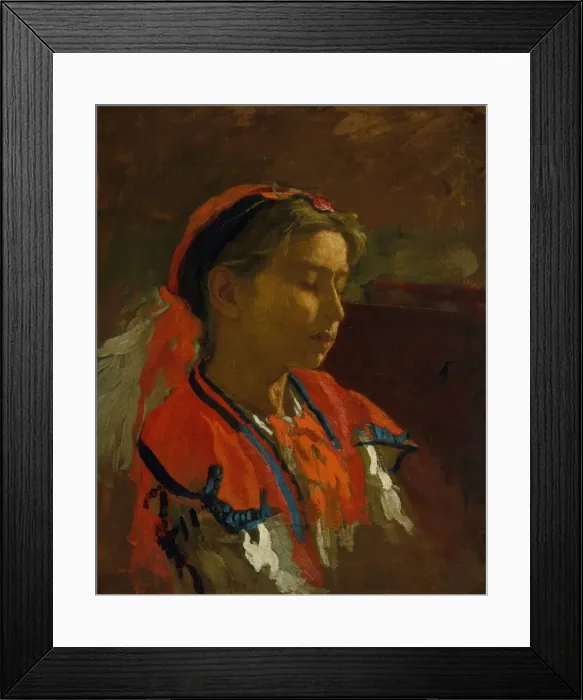Framed Print : Carmelita Requena, 1869. Creator: Thomas Eakins Framed Print : Carmelita Requena, 1869. Creator: Thomas Eakins