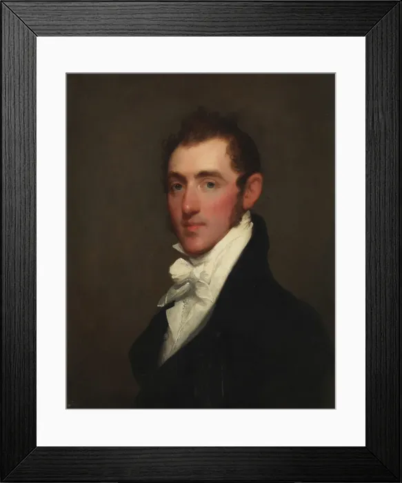 Framed Print : Henry Rice, ca. 1815. Creator: Gilbert Stuart Framed Print : Henry Rice, ca. 1815. Creator: Gilbert Stuart