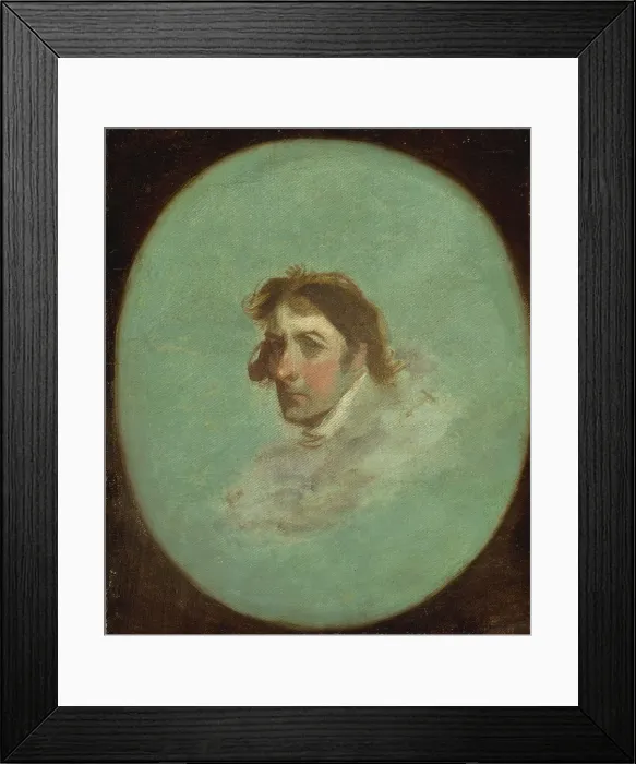 Framed Print : Portrait of the Artist, ca. 1786. Creator: Gilbert Stuart Framed Print : Portrait of the Artist, ca. 1786. Creator: Gilbert Stuart