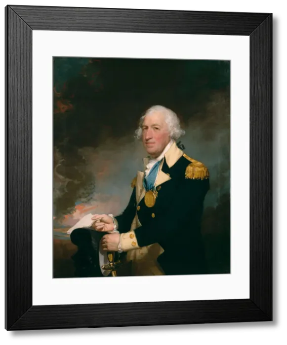 Framed Print : Horatio Gates, ca. 1793-94. Creator: Gilbert Stuart Framed Print : Horatio Gates, ca. 1793-94. Creator: Gilbert Stuart