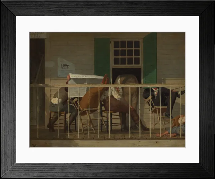 Framed Print : The True American, ca. 1874. Creator: Enoch Wood Perry Framed Print : The True American, ca. 1874. Creator: Enoch Wood Perry