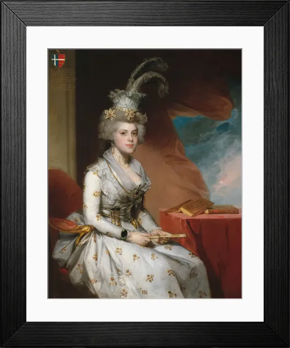 Framed Print : Matilda Stoughton de Jaudenes, 1794. Creator: Gilbert Stuart Framed Print : Matilda Stoughton de Jaudenes, 1794. Creator: Gilbert Stuart