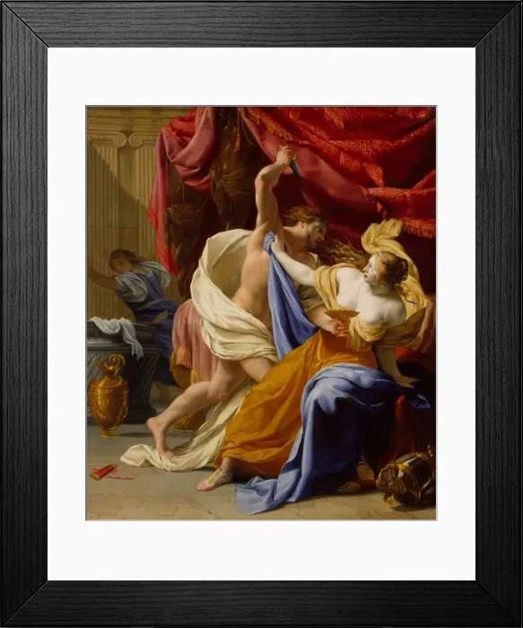 Framed Print : The Rape of Tamar, probably ca. 1640. Creator: Eustache Le Sueur Framed Print : The Rape of Tamar, probably ca. 1640. Creator: Eustache Le Sueur