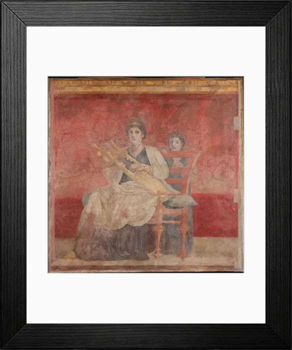 Framed Print : Wall painting from Room H of the Villa of P. Fannius Synistor at Boscoreale, ca. 50-40 B Framed Print : Wall painting from Room H of the Villa of P. Fannius Synistor at Boscoreale, ca. 50-40 B