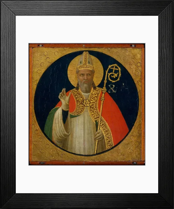 Framed Print : Saint Alexander, ca. 1425. Creator: Fra Angelico Framed Print : Saint Alexander, ca. 1425. Creator: Fra Angelico