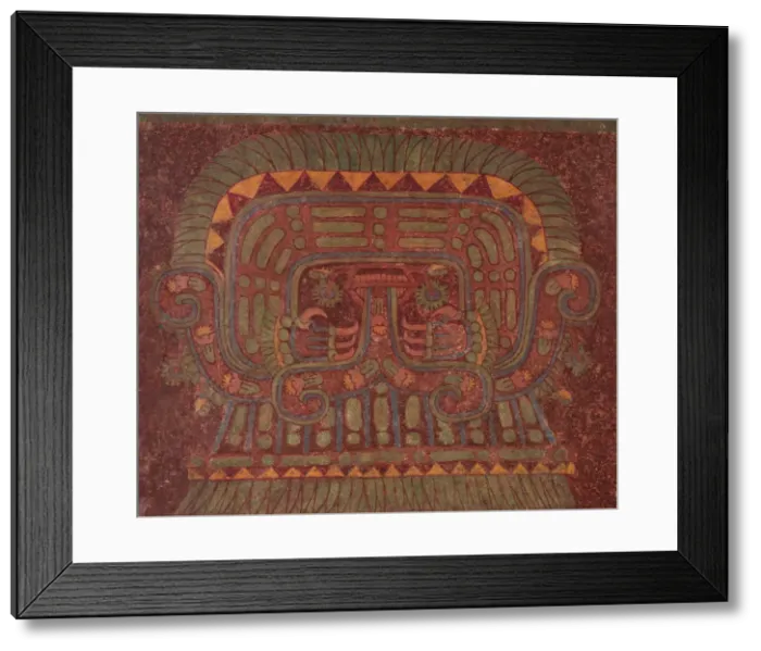Framed Print : Wall Painting, A. D. 500-550. Creator: Unknown Framed Print : Wall Painting, A. D. 500-550. Creator: Unknown