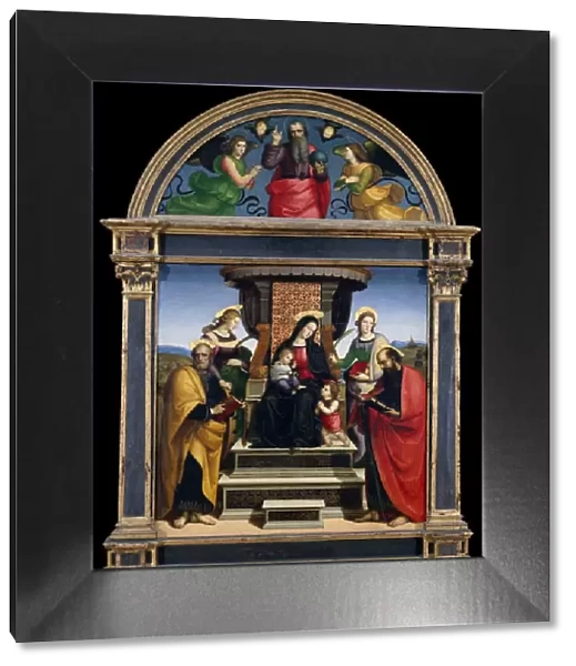Madonna and Child Enthroned with Saints, ca. 1504. Creator: Raphael