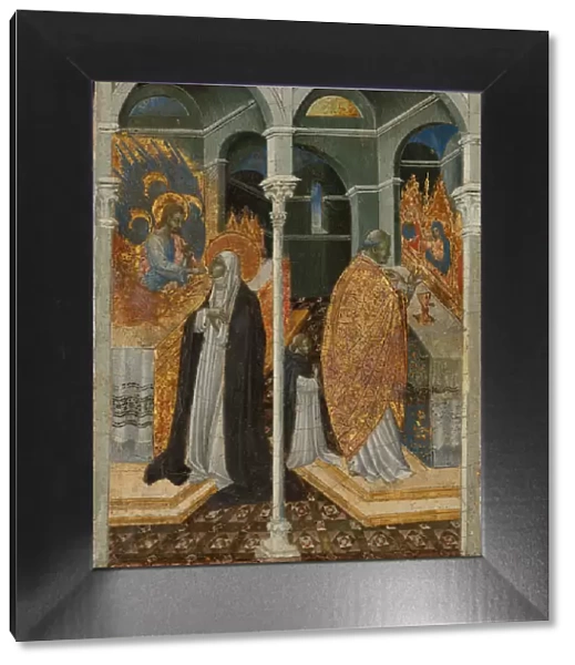 The Miraculous Communion of Saint Catherine of Siena. Creator: Giovanni di Paolo