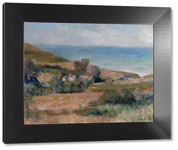 View of the Seacoast near Wargemont in Normandy, 1880. Creator: Pierre-Auguste Renoir
