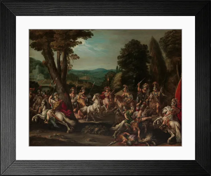Framed Print : Triumph of the Amazons, 1620s. Creator: Claude Deruet Framed Print : Triumph of the Amazons, 1620s. Creator: Claude Deruet