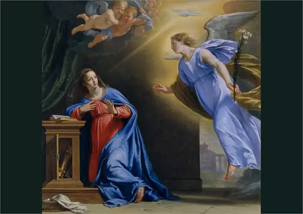 The Annunciation, ca. 1644. Creator: Philippe de Champaigne