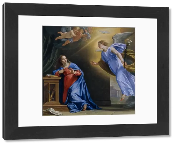 The Annunciation, ca. 1644. Creator: Philippe de Champaigne