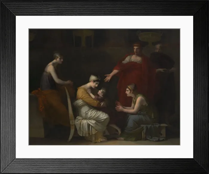 Framed Print : Andromache and Astyanax, ?1813-17; 1823-24?. Creator: Pierre-Paul Prud hon Framed Print : Andromache and Astyanax, ?1813-17; 1823-24?. Creator: Pierre-Paul Prud hon