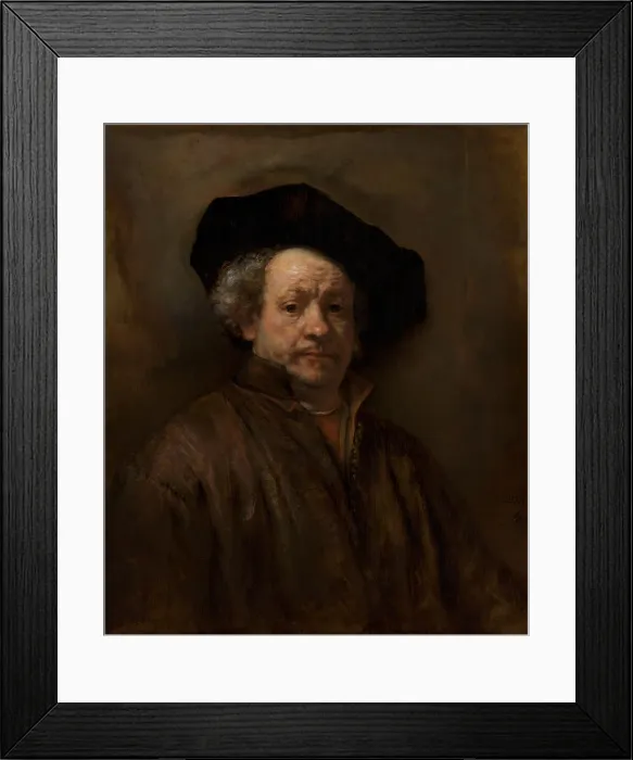 Framed Print : Self-Portrait, 1660. Creator: Rembrandt Harmensz van Rijn Framed Print : Self-Portrait, 1660. Creator: Rembrandt Harmensz van Rijn