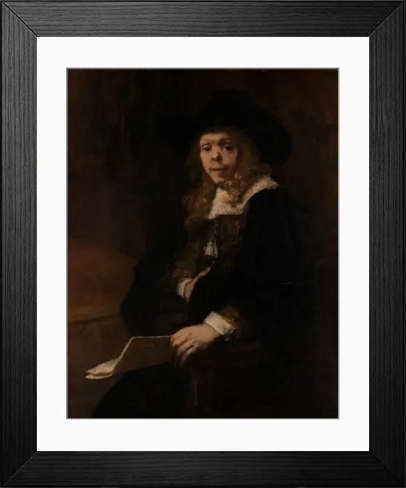 Framed Print : Portrait of Gerard de Lairesse, 1665-67. Creator: Rembrandt Harmensz van Rijn Framed Print : Portrait of Gerard de Lairesse, 1665-67. Creator: Rembrandt Harmensz van Rijn