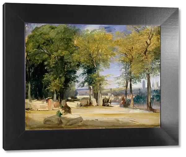 View near Rouen, ca. 1825. Creator: Richard Parkes Bonington