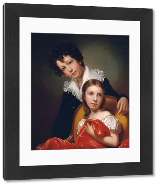 Michael Angelo and Emma Clara Peale, ca. 1826. Creator: Rembrandt Peale