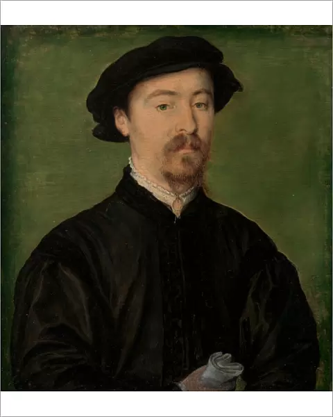 Portrait of a Man with Gloves, 1540-45. Creator: Corneille de Lyon