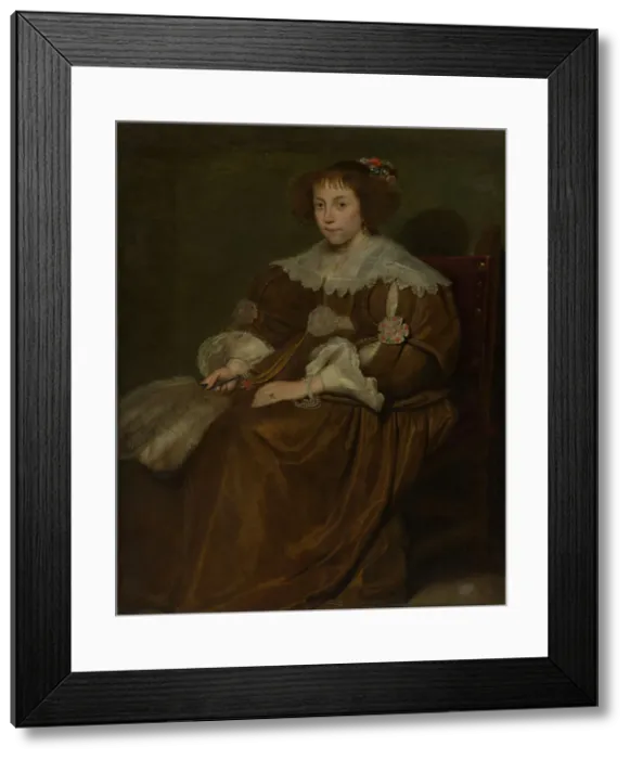 Framed Print : Portrait of a Young Woman. Creator: Cornelis de Vos Framed Print : Portrait of a Young Woman. Creator: Cornelis de Vos