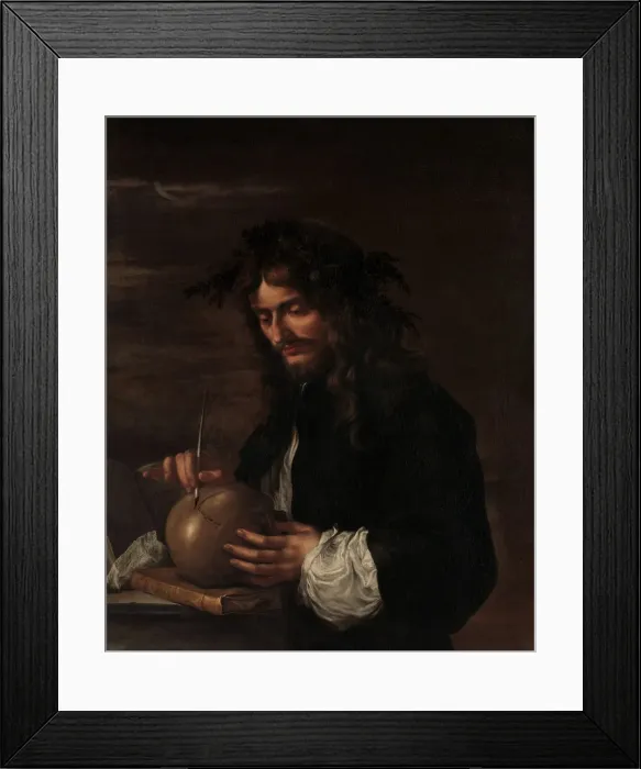 Framed Print : Self-Portrait, ca. 1647. Creator: Salvator Rosa Framed Print : Self-Portrait, ca. 1647. Creator: Salvator Rosa