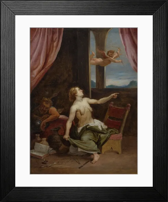 Framed Print : Old Age in Search of Youth, 1650s. Creator: David Teniers II Framed Print : Old Age in Search of Youth, 1650s. Creator: David Teniers II