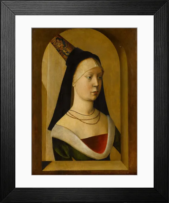 Framed Print : Portrait of a Woman, ca. 1470-80. Creator: Unknown Framed Print : Portrait of a Woman, ca. 1470-80. Creator: Unknown