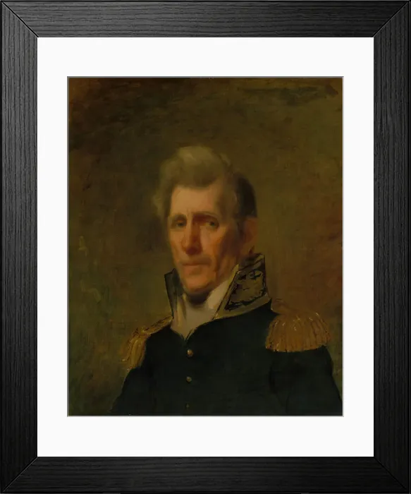 Framed Print : General Andrew Jackson, 1819. Creator: Samuel Lovett Waldo Framed Print : General Andrew Jackson, 1819. Creator: Samuel Lovett Waldo