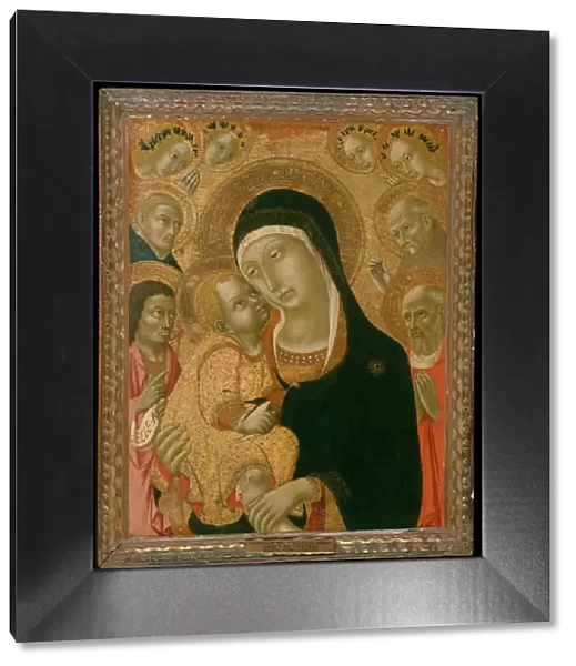 Madonna and Child with Saints John the Baptist, Jerome, Peter Martyr... ca. 1425-before ca