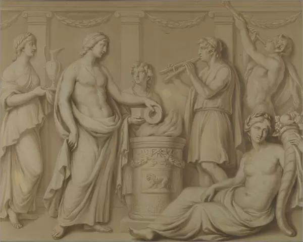 Ceremonial Scene, 1765-66. Creator: Adam Partnership