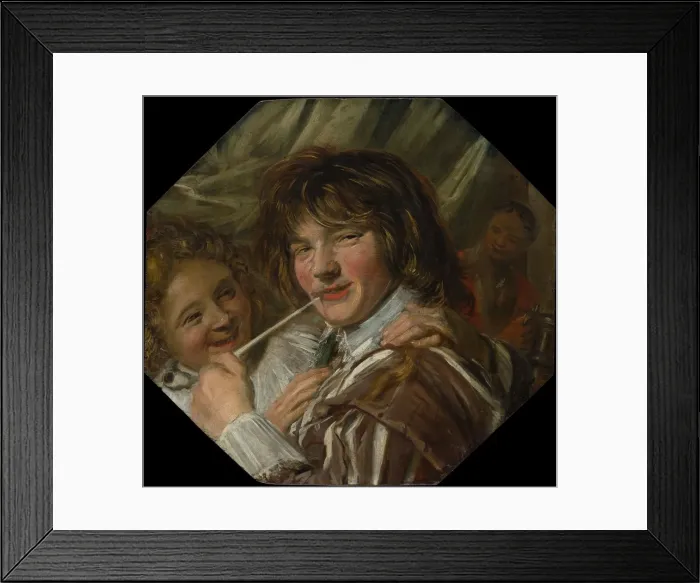 Framed Print : The Smoker, ca. 1623-25. Creator: Frans Hals Framed Print : The Smoker, ca. 1623-25. Creator: Frans Hals