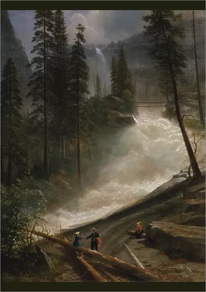 Nevada Falls, Yosemite, 1872 or 1873. Creator: Albert Bierstadt