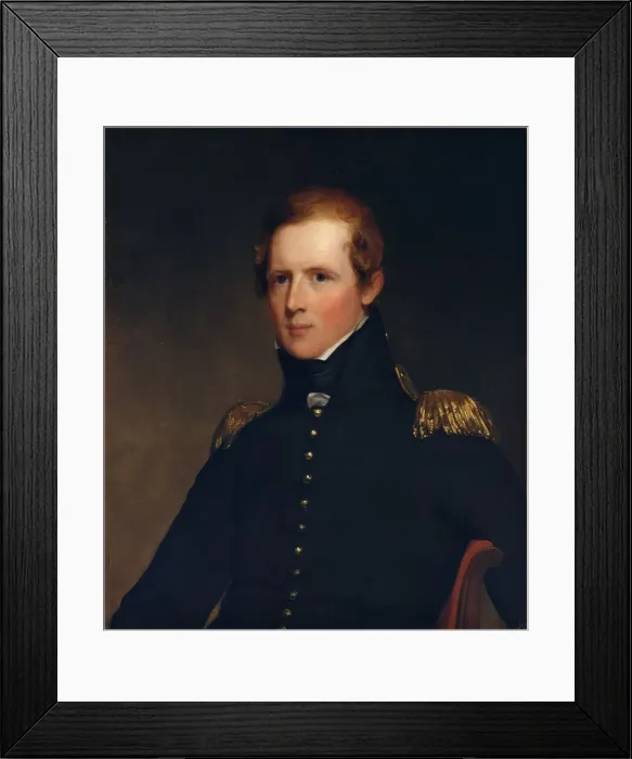 Framed Print : Major John Biddle, 1818. Creator: Thomas Sully Framed Print : Major John Biddle, 1818. Creator: Thomas Sully