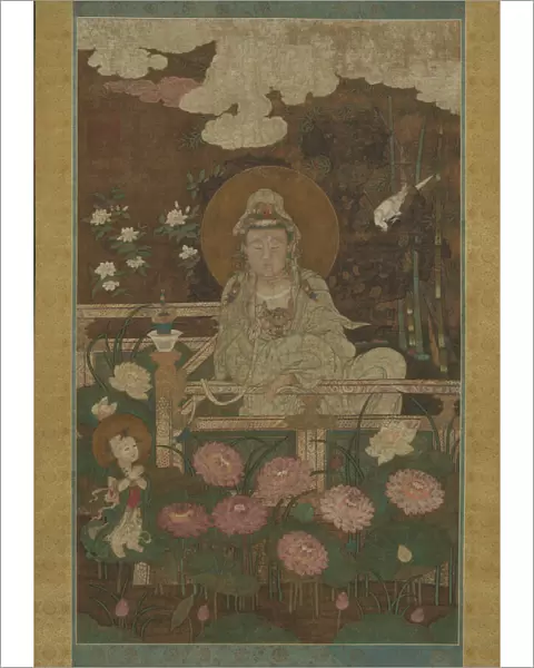 Guanyin as the Nine-Lotus Bodhisattva, 1593. Creator: Unknown