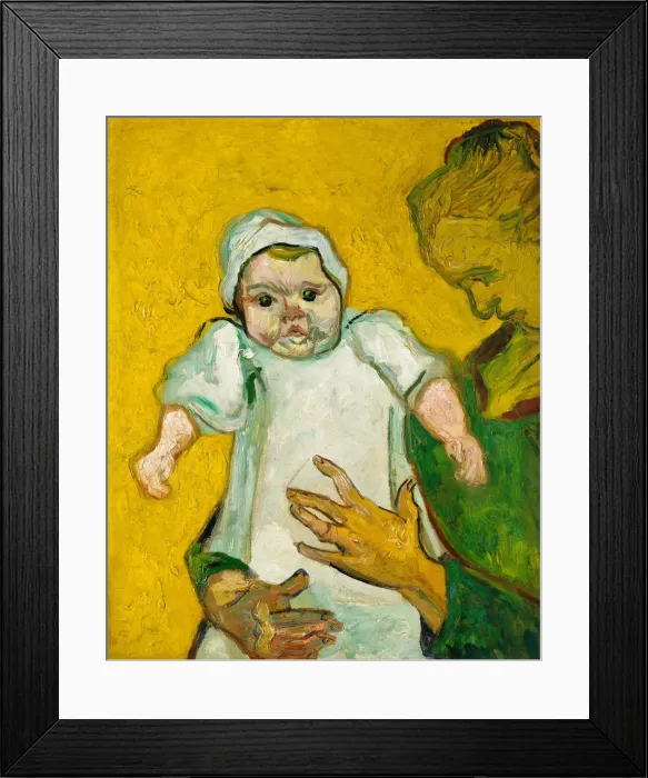 Framed Print : Madame Roulin and Her Baby, 1888. Creator: Vincent van Gogh Framed Print : Madame Roulin and Her Baby, 1888. Creator: Vincent van Gogh
